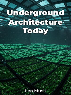 cover image of Underground Architecture Today